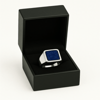 Thumbnail for Aegean Power — LapisLazuli Ring Silver 950 - nativosjewelry