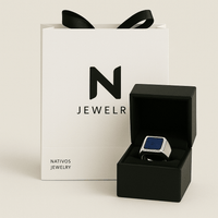 Thumbnail for Aegean Power — LapisLazuli Ring Silver 950 - nativosjewelry