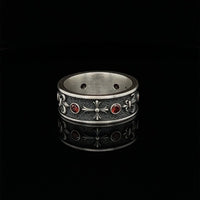 Thumbnail for Cross — Anillo Plata 950 - nativosjewelry