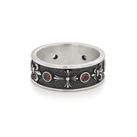 Thumbnail for Cross — Anillo Plata 950 - nativosjewelry