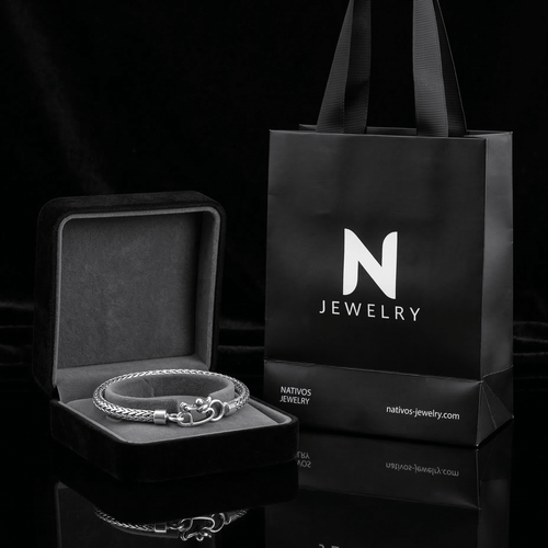 Espiga Elección — 2mm Silver Bracelet 950 (Bright or Burnished) - nativosjewelry
