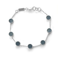 Thumbnail for Aguamarina Esencia — Aquamarine Silver Bracelet 950 - nativosjewelry