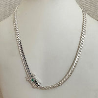 Thumbnail for Cadena Miami Plata 6mm - Plata Pura 999 - nativosjewelry