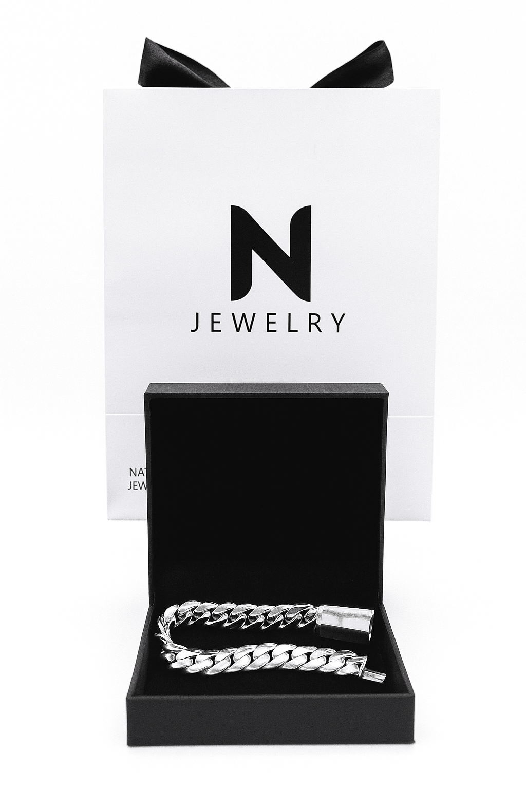 Cuban Presencia 11mm — Silver Cuban Bracelet 999 (22cm) - nativosjewelry