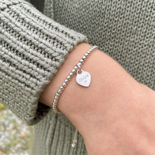 Cuentas de Plata Charm Heart - nativosjewelry