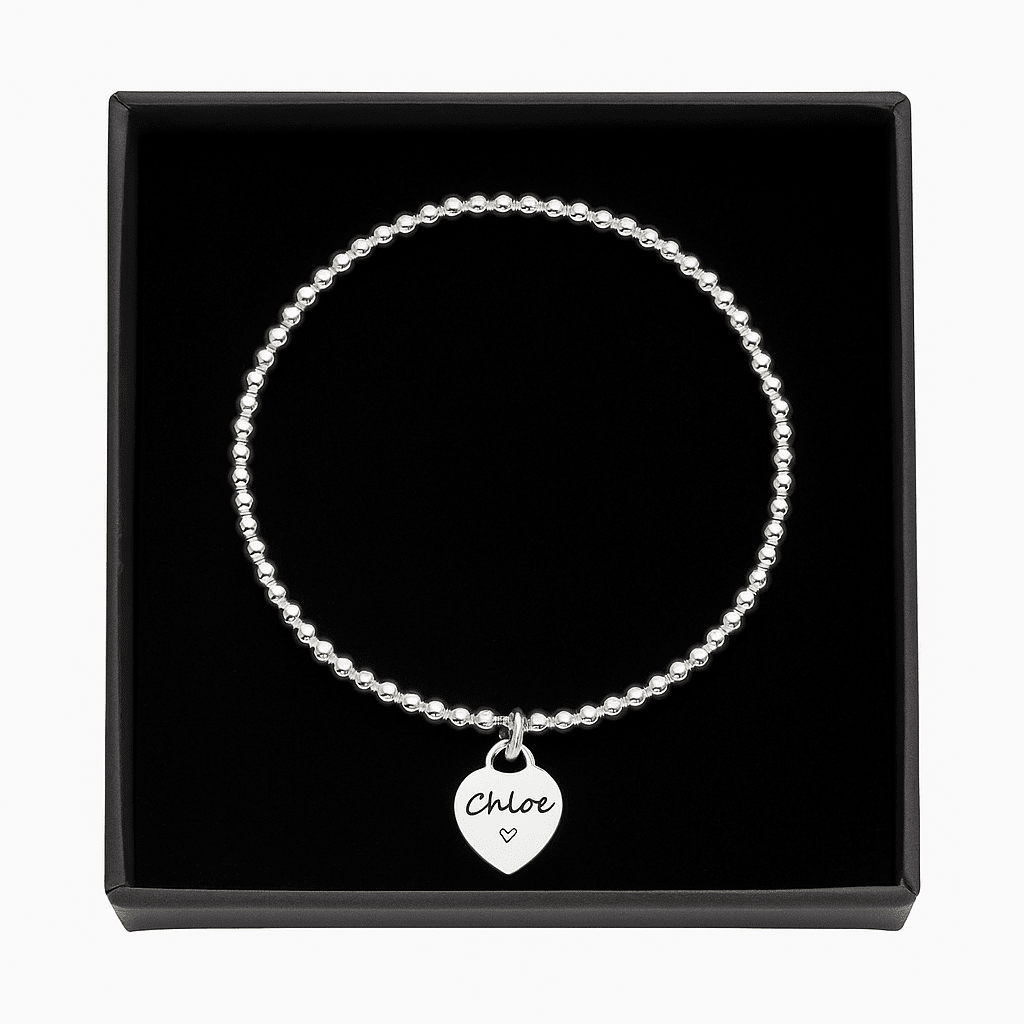 Cuentas de Plata Charm Heart - nativosjewelry