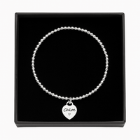 Thumbnail for Cuentas de Plata Charm Heart - nativosjewelry