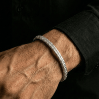 Thumbnail for Espiga Firmeza 3.5mm — Silver Bracelet 950 - nativosjewelry