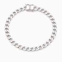 Thumbnail for Lomo Clásico 5mm — Silver Bracelet 950 (21cm / 8”) - nativosjewelry