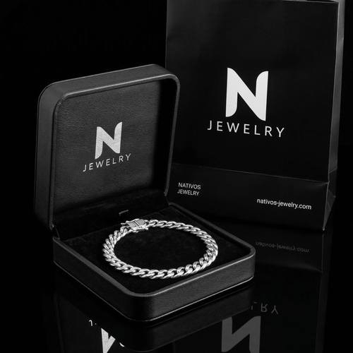 Lomo Clásico 5mm — Silver Bracelet 950 (21cm / 8”) - nativosjewelry