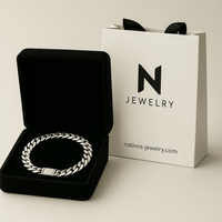 Thumbnail for Lomo Pureza 6mm — Silver Bracelet 999 (22cm) - nativosjewelry