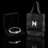 Thumbnail for Malla Cubana Clásica 7mm — Silver Cuban Bracelet 950 (21cm) - nativosjewelry