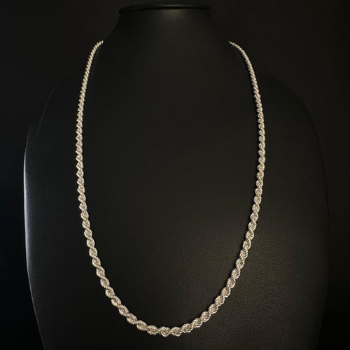 Cadena Rope 3 mm — Plata 950 - nativosjewelry