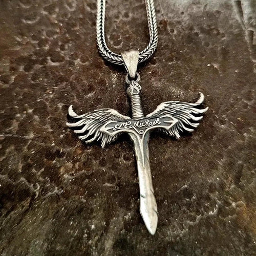 Espada de San Miguel — Plata 950 - nativosjewelry
