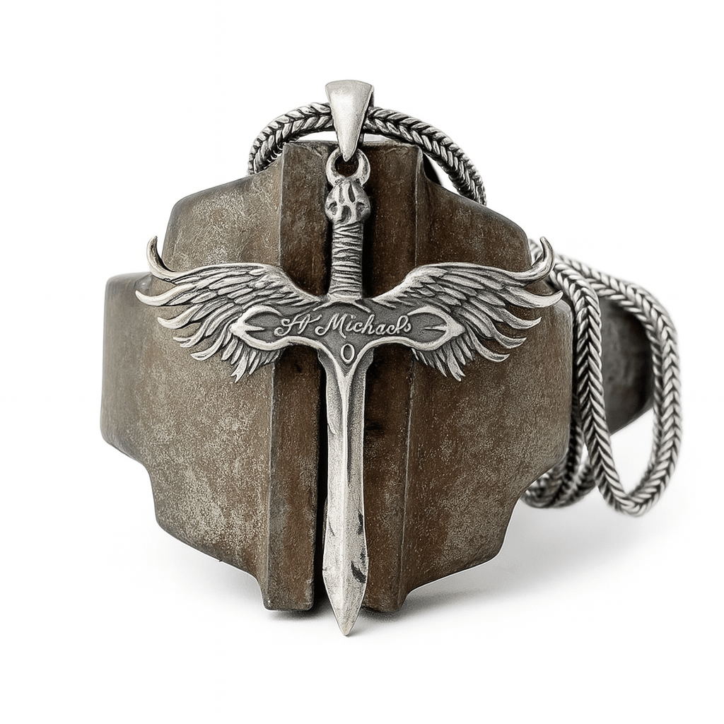 Espada de San Miguel — Plata 950 - nativosjewelry