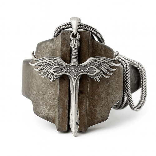 Espada de San Miguel — Plata 950 - nativosjewelry