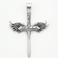 Thumbnail for Espada de San Miguel — Plata 950 - nativosjewelry