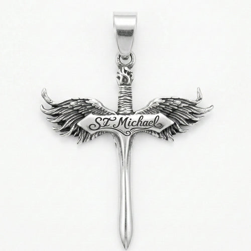 Espada de San Miguel — Plata 950 - nativosjewelry