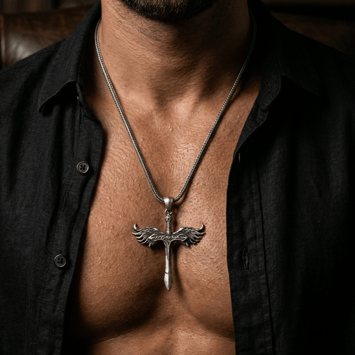 Espada de San Miguel — Plata 950 - nativosjewelry