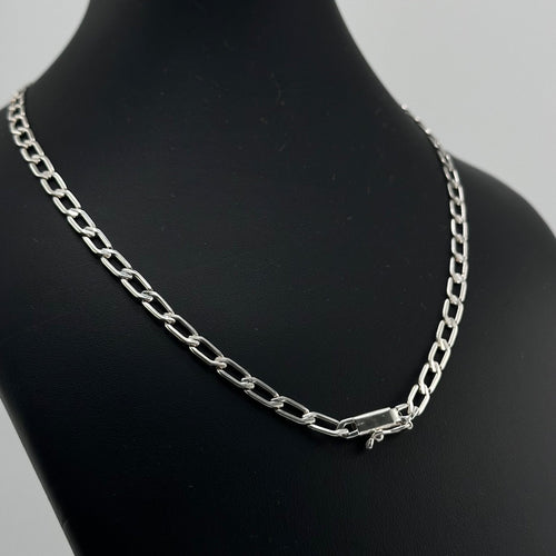 Cadena de Plata 950 Hexagonal 3mm - nativosjewelry
