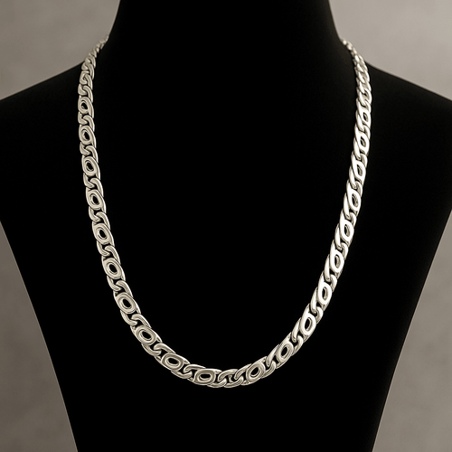 Cadena de Plata ley 950 Mónaco 7MM - nativosjewelry