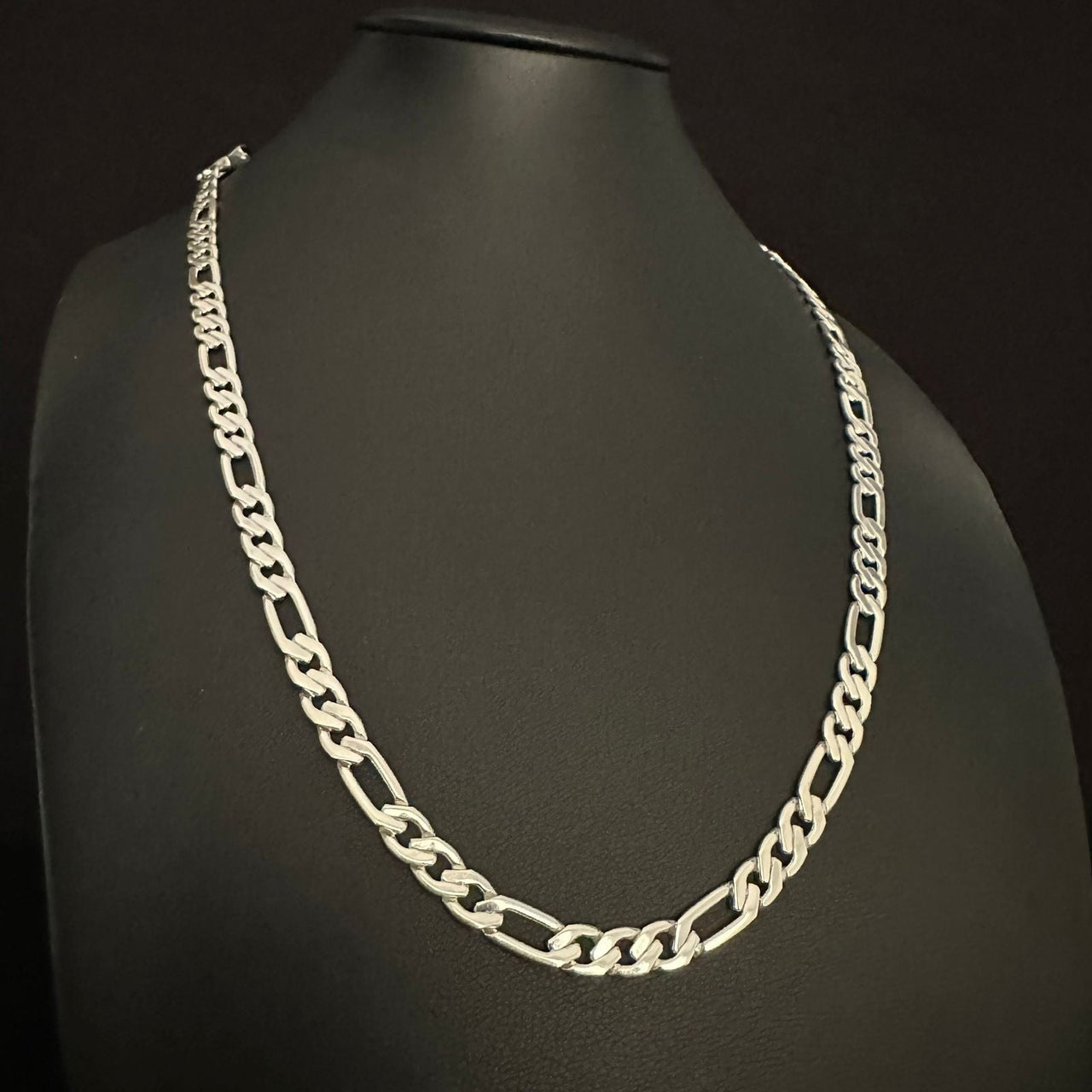 Cadena Fígaro de Plata 950 para Hombre 6mm - nativosjewelry