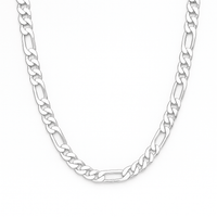 Thumbnail for Cadena Figaro Hexagonal de Plata 950 4mm - nativosjewelry