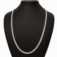 Thumbnail for Cadena Malla de Plata 950 para Hombre 4mm - nativosjewelry