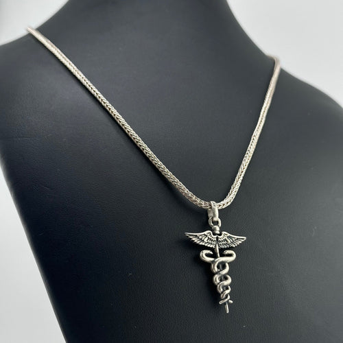 Collar Caduceo — Plata 950 - nativosjewelry