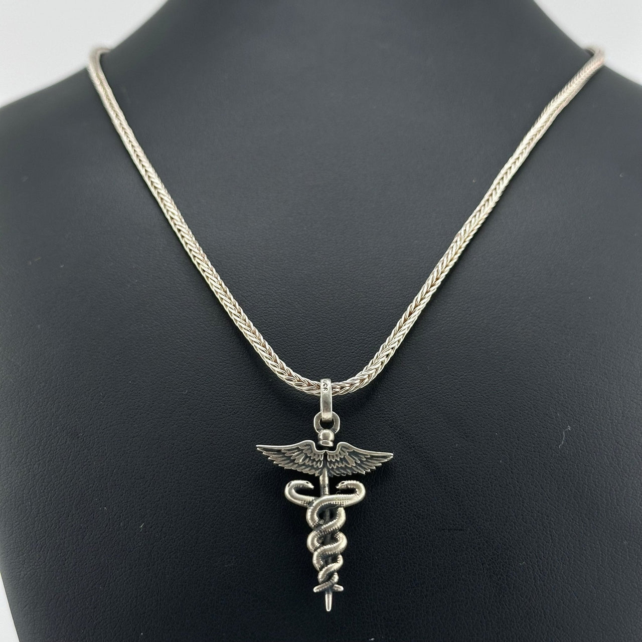 Collar Caduceo — Plata 950 - nativosjewelry
