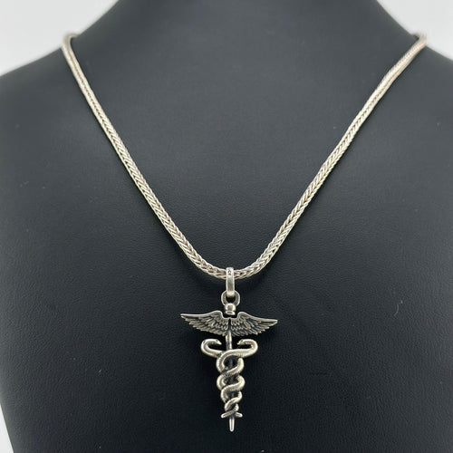 Collar Caduceo — Plata 950 - nativosjewelry