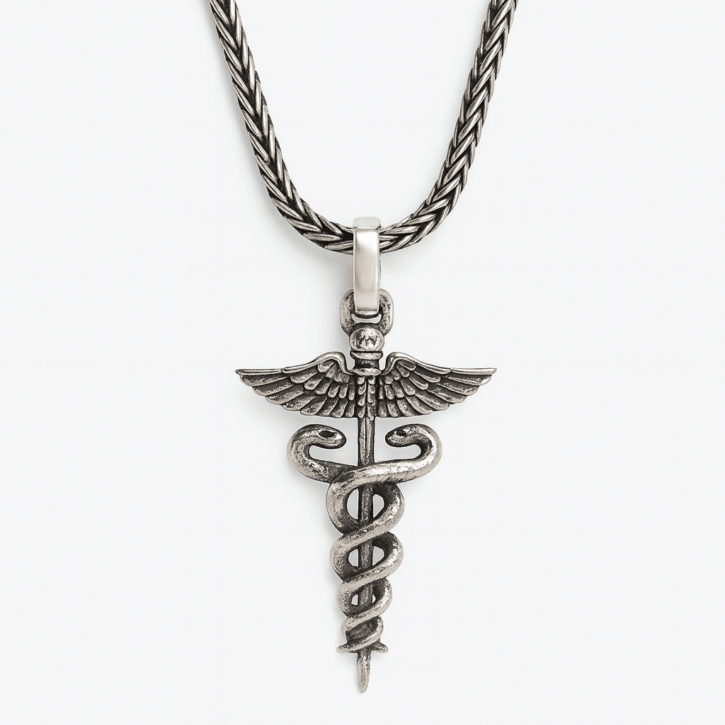 Collar Caduceo — Plata 950 - nativosjewelry