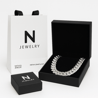 Thumbnail for Collar de Eslabones Cubanos - 18 mm Plata Ley 999 Premium - nativosjewelry