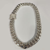 Thumbnail for Collar eslabones cubanos 17mm Plata 999 - nativosjewelry