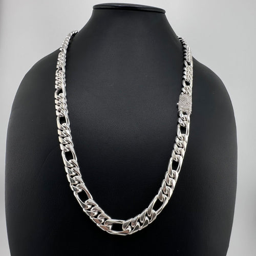 Collar Figaro con broche Iced - nativosjewelry