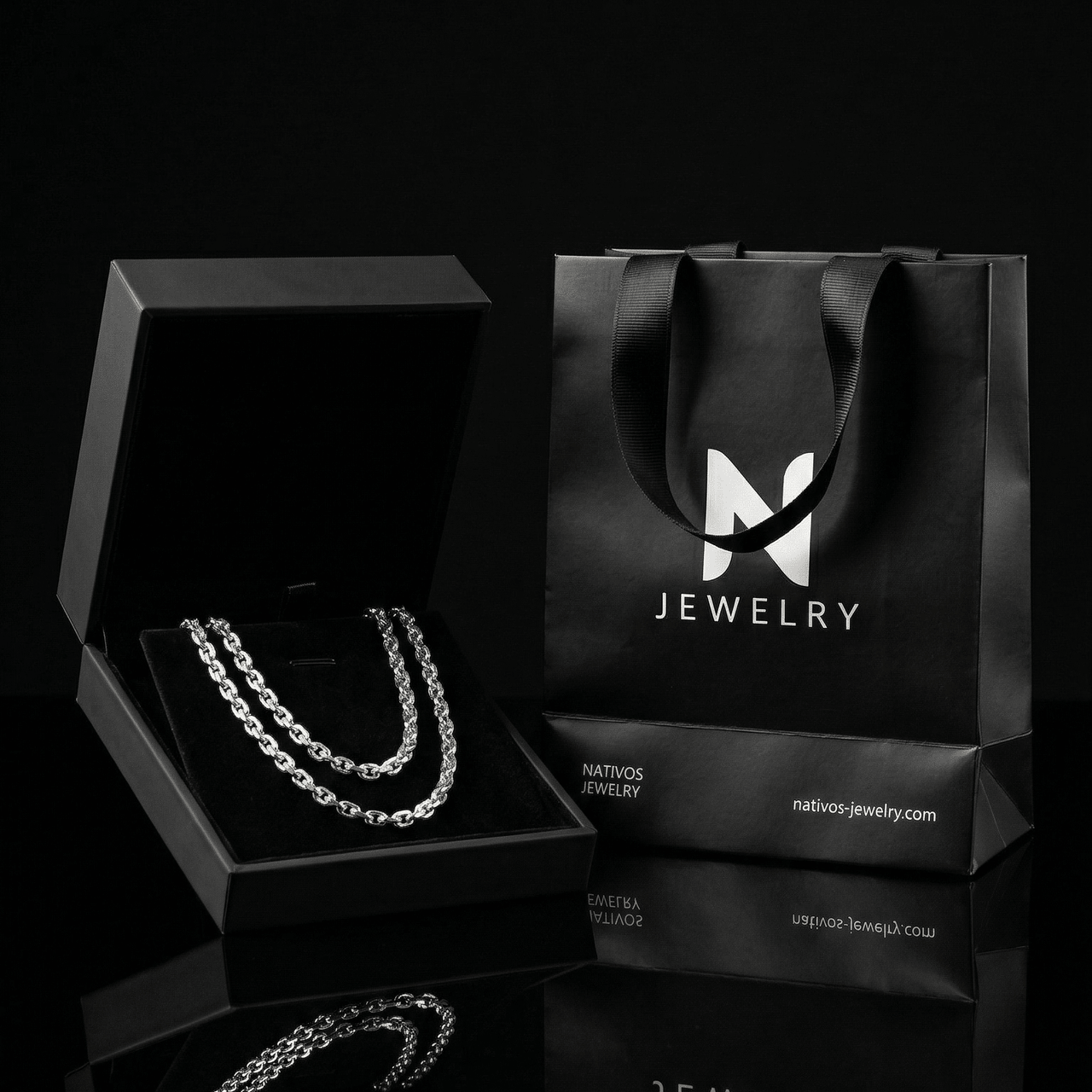 Collar Forcet 4.5mm de espesor - nativosjewelry