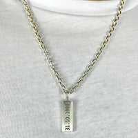 Thumbnail for Collar Forcet con Placa Grabada - nativosjewelry