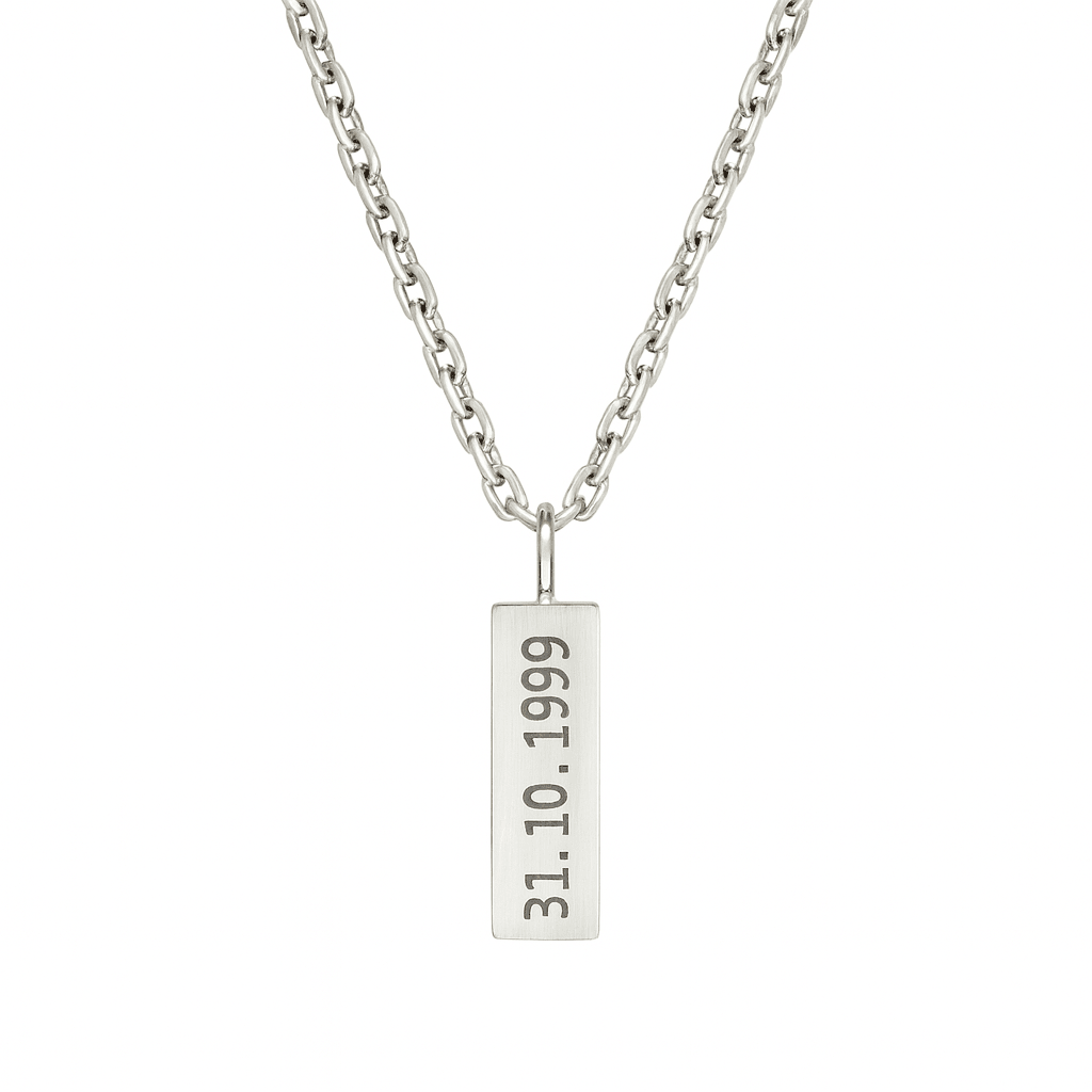 Collar Forcet con Placa Grabada - nativosjewelry