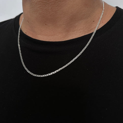 Collar Mariner minimalista de Plata - nativosjewelry