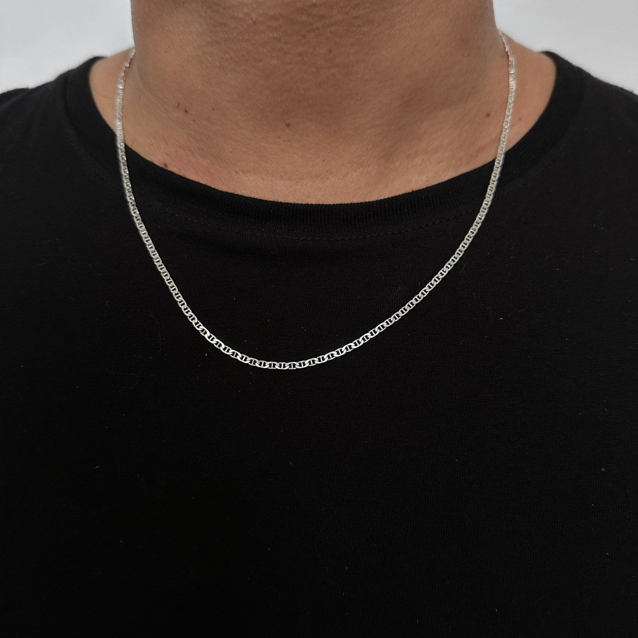 Collar Mariner minimalista de Plata - nativosjewelry