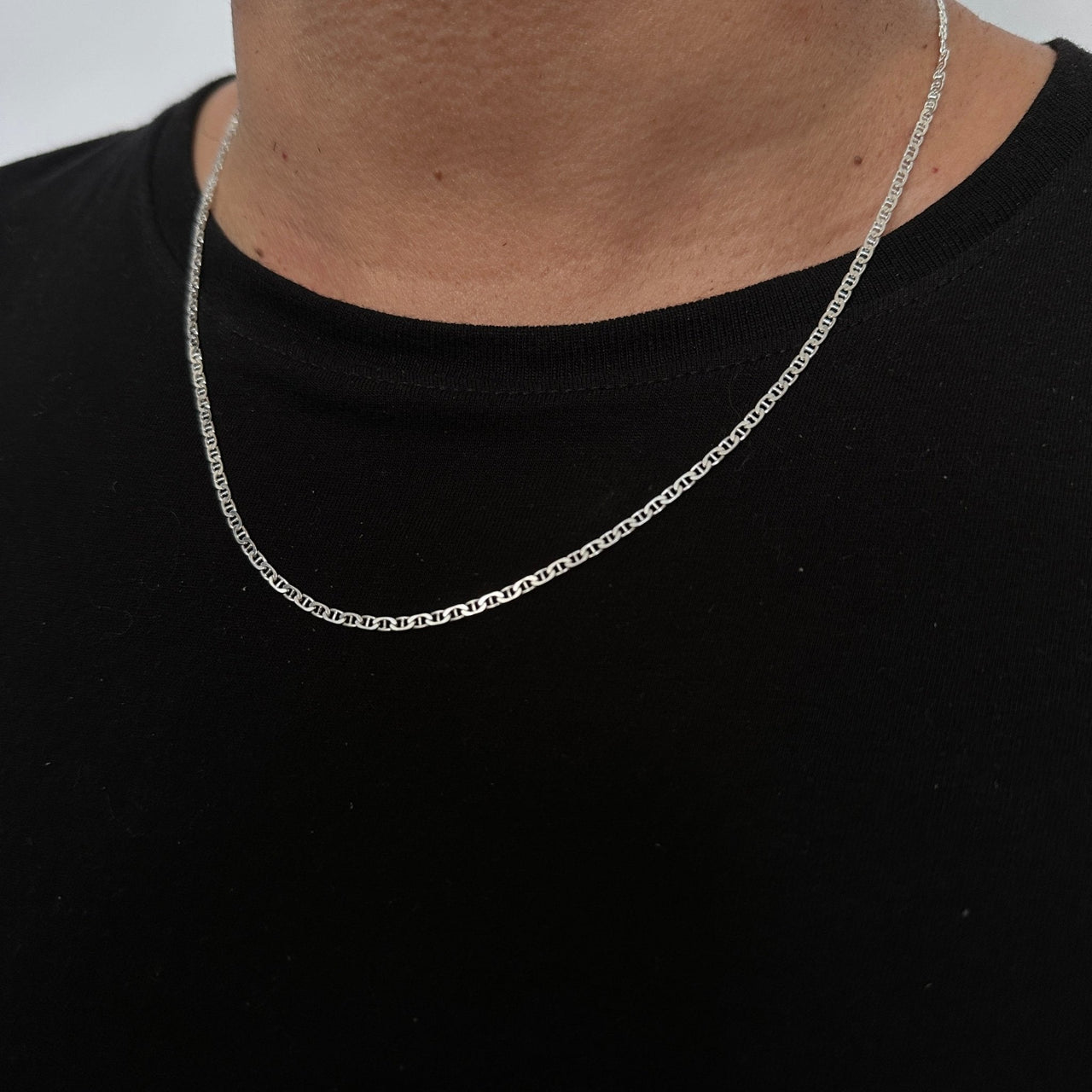 Collar Mariner minimalista de Plata - nativosjewelry
