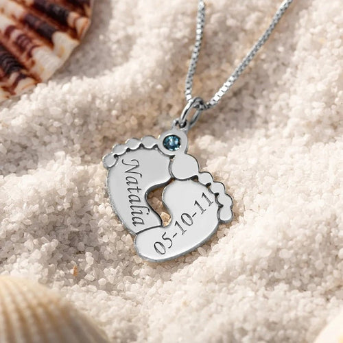 Collar Piecito personalizado de Plata ley 950 - nativosjewelry