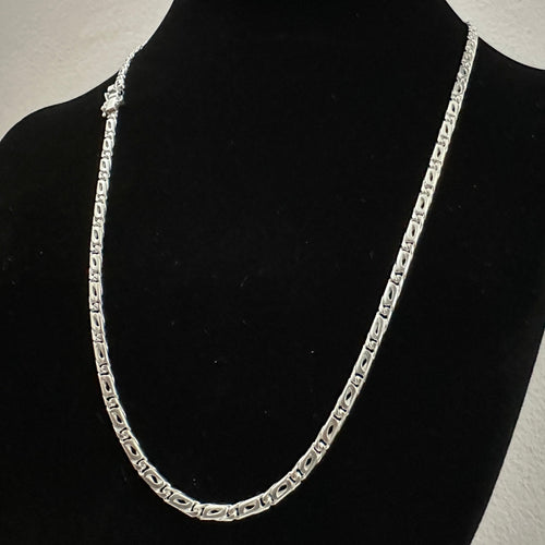 Elegante Cadena Mónaco en Plata Ley 950 - 4MM - nativosjewelry