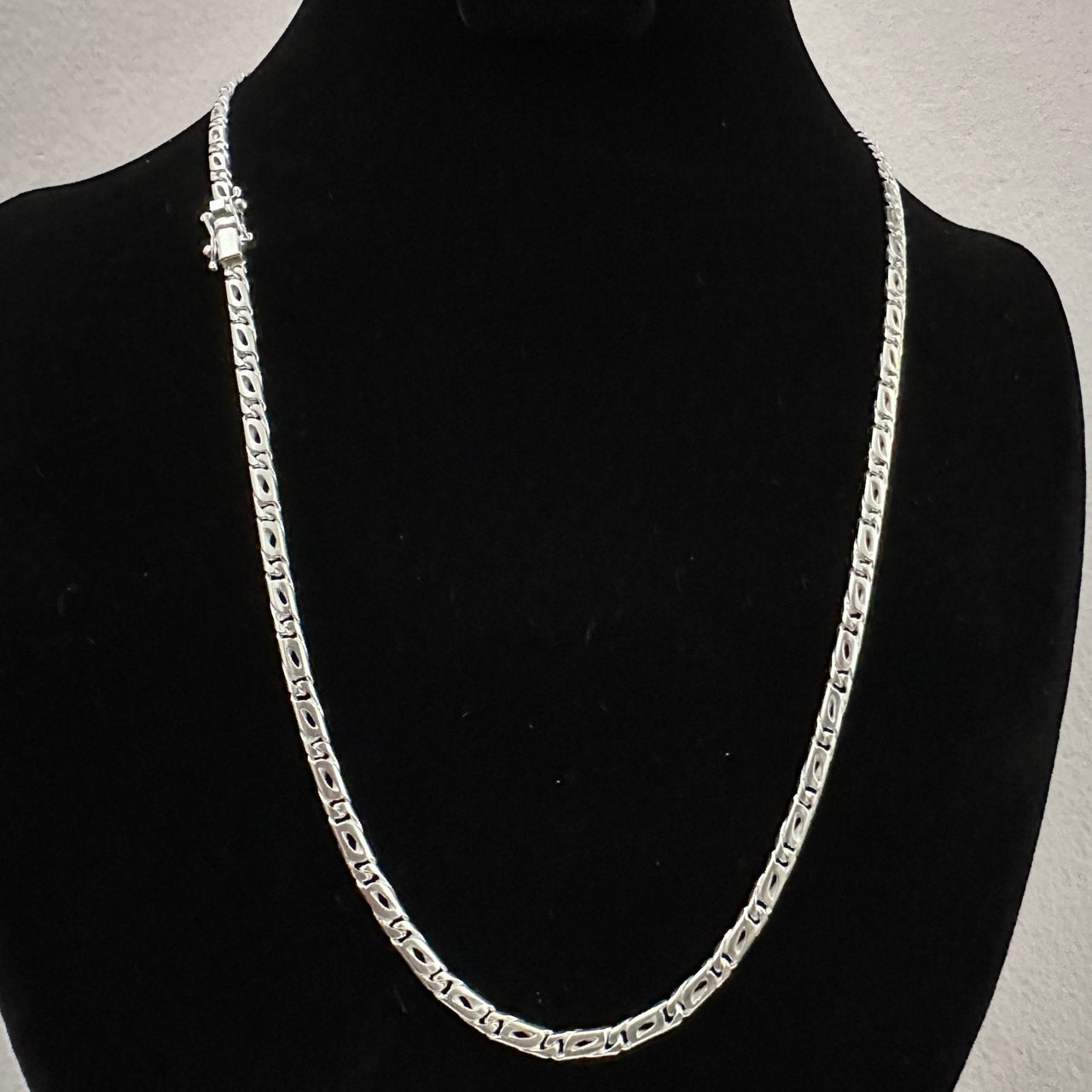 Elegante Cadena Mónaco en Plata Ley 950 - 4MM - nativosjewelry