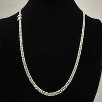 Thumbnail for Elegante Cadena Mónaco en Plata Ley 950 - 4MM - nativosjewelry