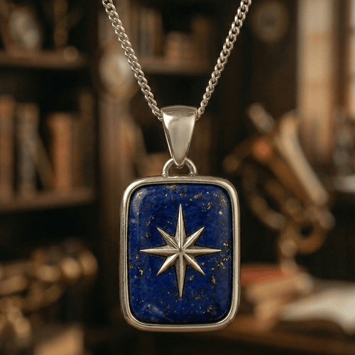 Lapislazuli Renacer — Silver Necklace 950 (55cm) - nativosjewelry