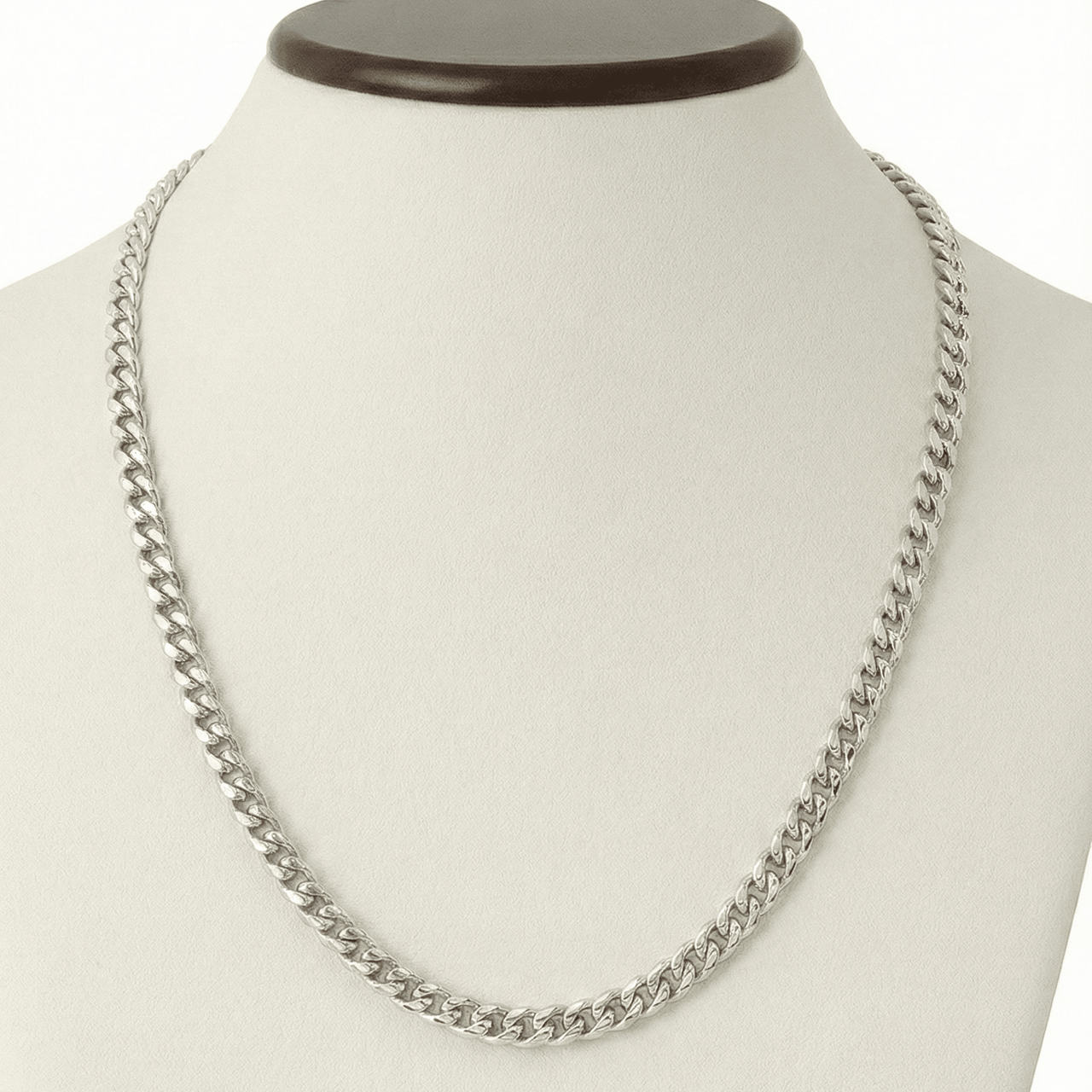 Lomo de Corvina 4.5 mm — Cadena Plata 950 - nativosjewelry