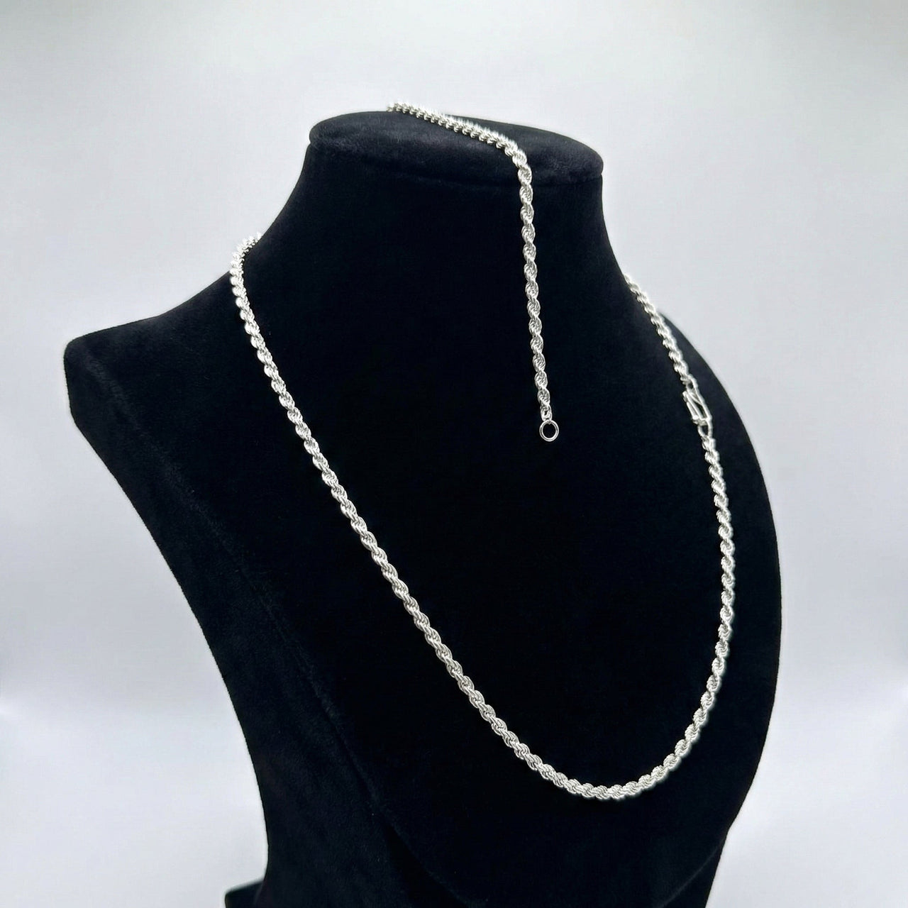 Set Cadena más pulsera Rope 2mm - Plata 950 - nativosjewelry
