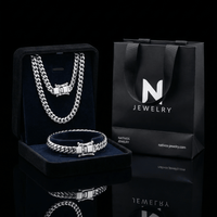 Thumbnail for Set Lomo Presencia 6mm — Silver Chain & Bracelet 950 - nativosjewelry