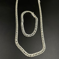 Thumbnail for Set Malla 5 mm — Cadena y Pulsera Plata 950 - nativosjewelry